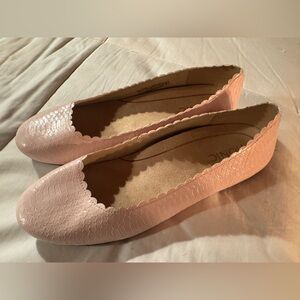 Vionic Women's Pink Textured Flats Julietta women’s 9